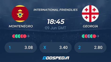 Montenegro vs Georgia» Predictions, Odds, Live Score & Stats.